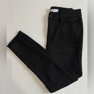 Good American Classic Black Denim High rise Size 6/28